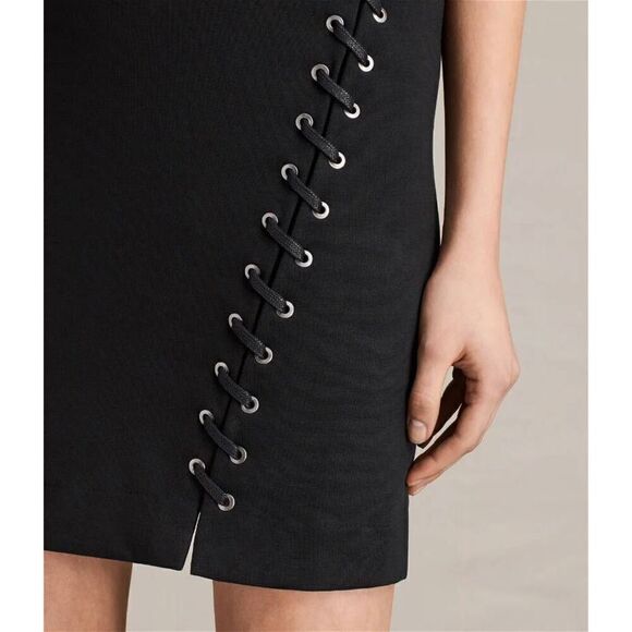 AllSaints Amara Laced Dress - Picture 6 of 12